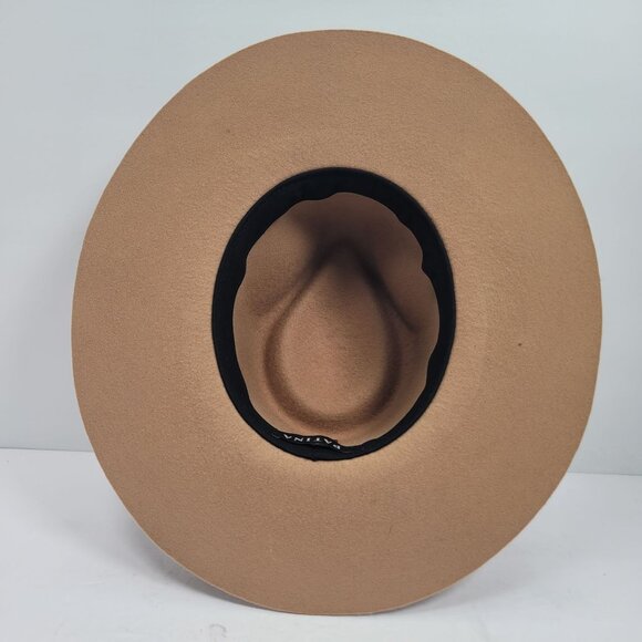 Patina Women's Tan Wool Felt Handcrafted Hat Size Small - Picture 7 of 10